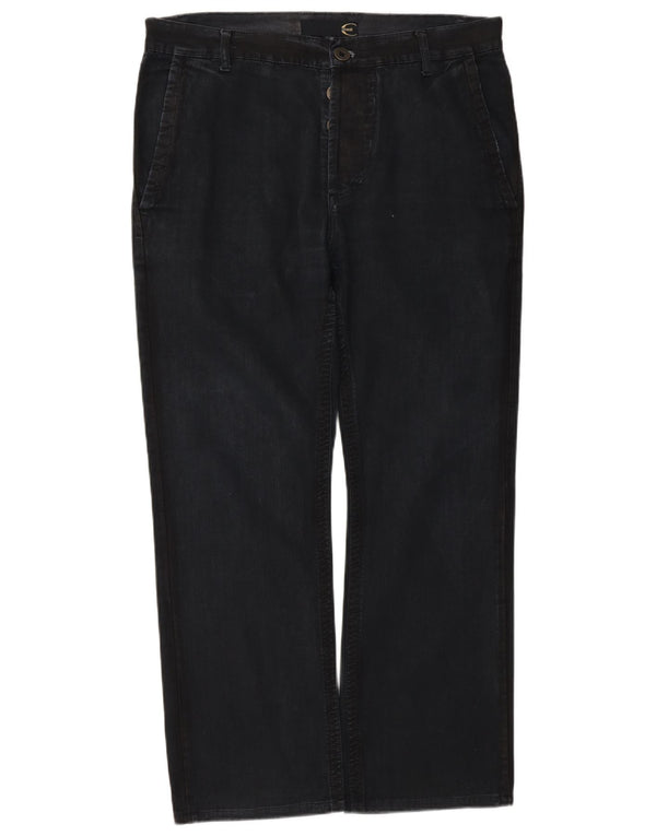 Blugi drepti pentru bărbați Just Cavalli IT 48 Medium W34 L28 Bleumarin