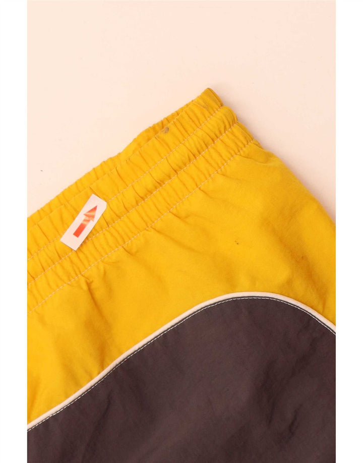 Pantaloni scurți de înot Fila pentru bărbați XL Galben din poliamidă color bloc