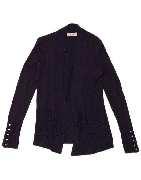 Pulover cardigan deschis pentru femei Marks & Spencer UK 8 mic, bleumarin, viscoză