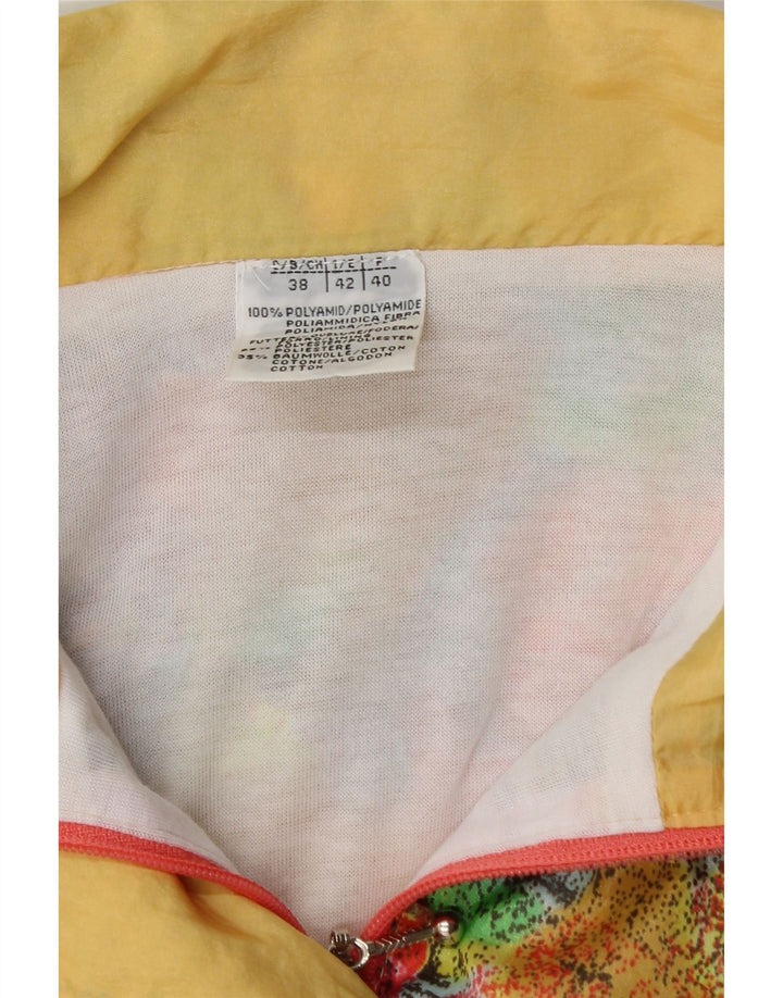 VINTAGE Womens Anorak Jacket IT 42 Medium Multicoloured Floral Polyamide Vintage Vintage and Second-Hand Vintage from Messina Hembry 