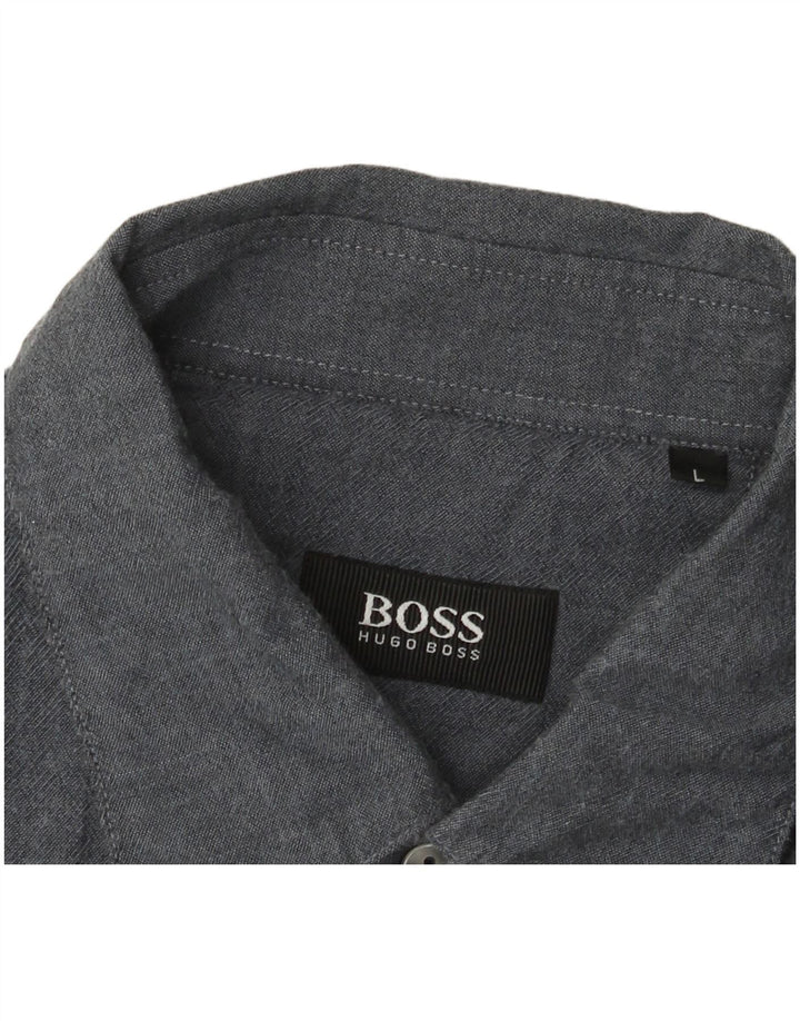 Cămașă pentru bărbați HUGO BOSS Mare Albastru