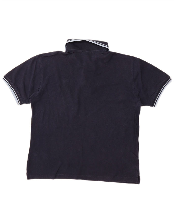 Tricou polo pentru bărbați Diadora, Bumbac, Albastru Marin mic