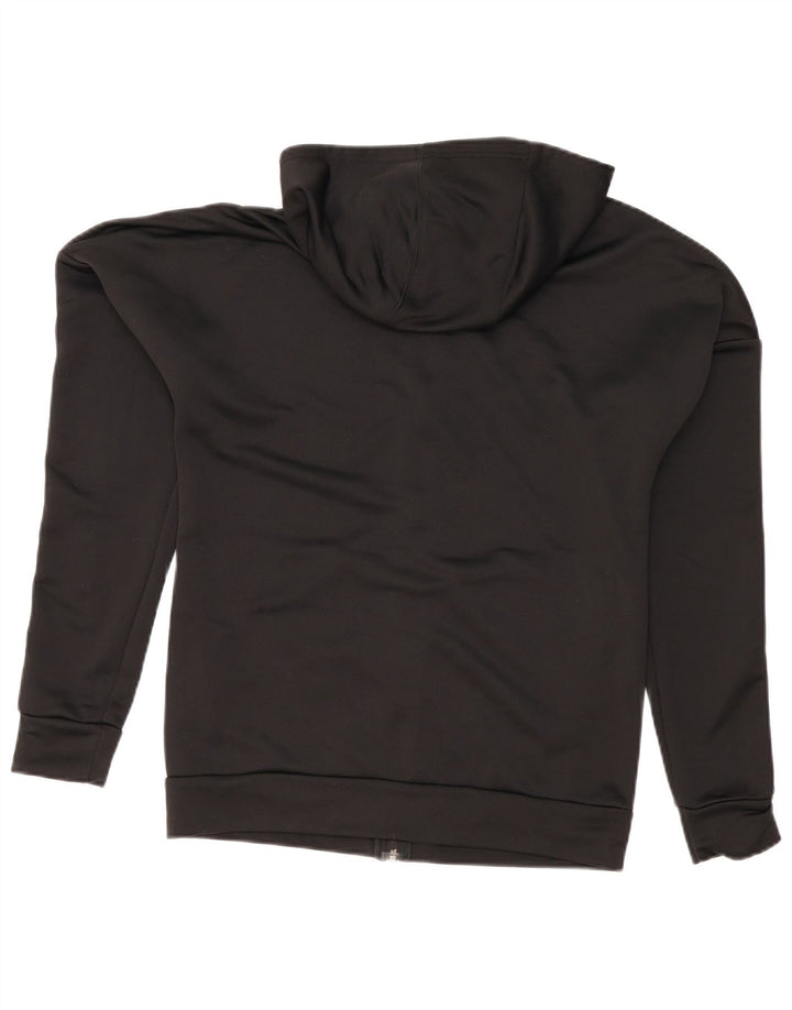 Pulover Adidas pentru bărbați, cu fermoar, UK 38/40 Poliester mediu negru