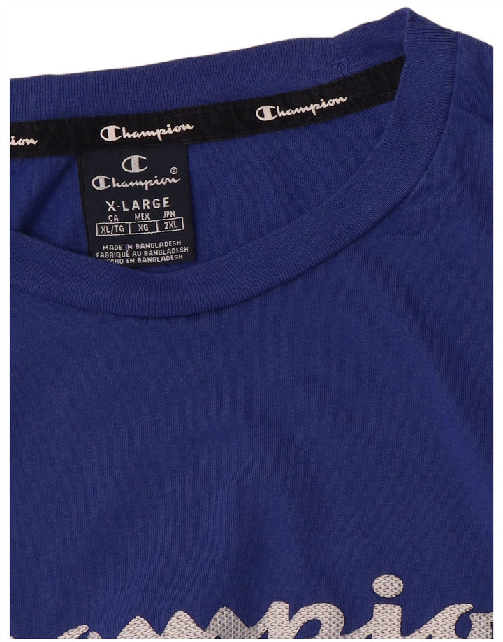 Tricou grafic pentru bărbați Champion Top XL Albastru