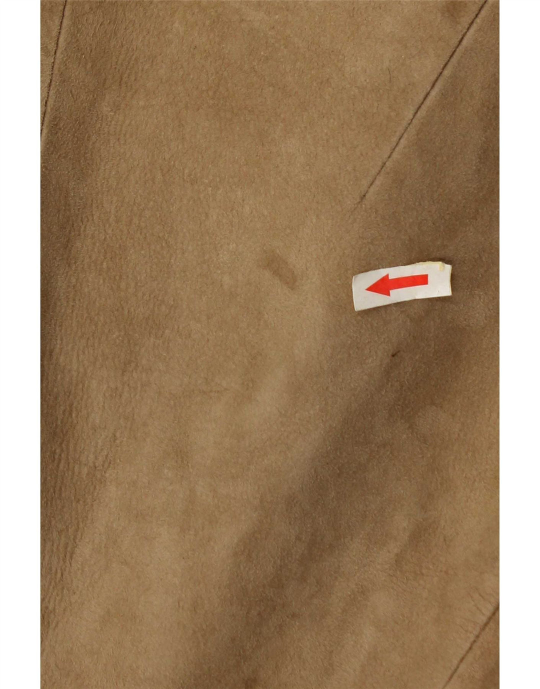 Jachetă vintage pentru femei de piele intoarsa UK 10 Small Beige