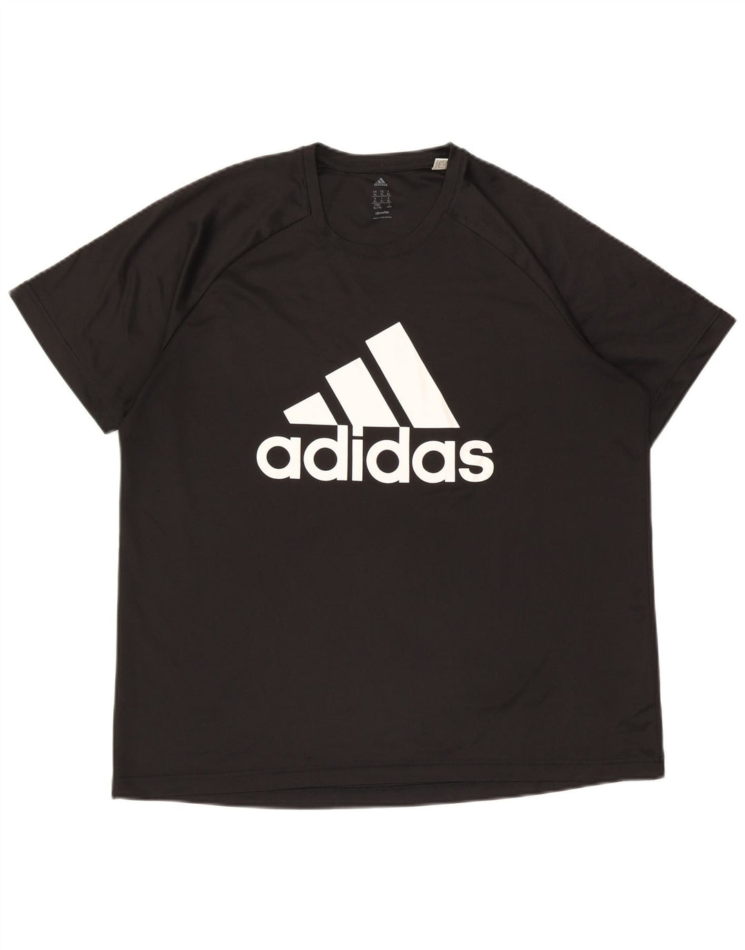 Tricou Adidas Climalite Graphic Top XL Poliester Negru