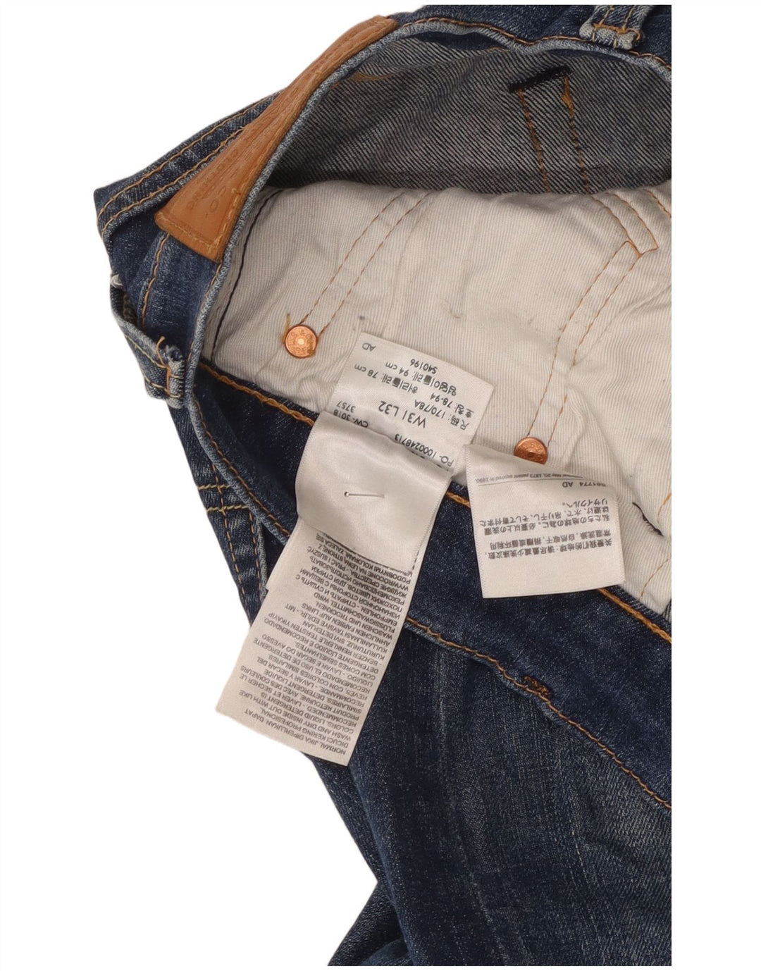 Blugi Levi's 519 Slim pentru bărbați W31 L32 Bumbac albastru