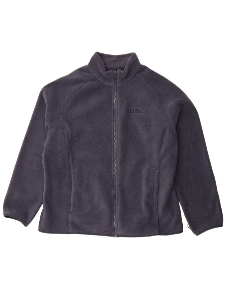 Jachetă fleece Jack Wolfskin pentru femei UK 20 2XL bleumarin poliester