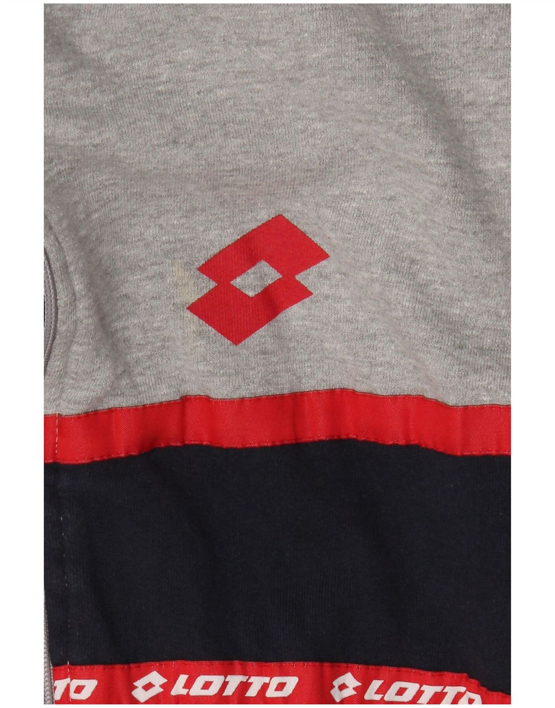 Jachetă de trening grafică pentru bărbați Lotto IT 50, mare, gri, bumbac color bloc