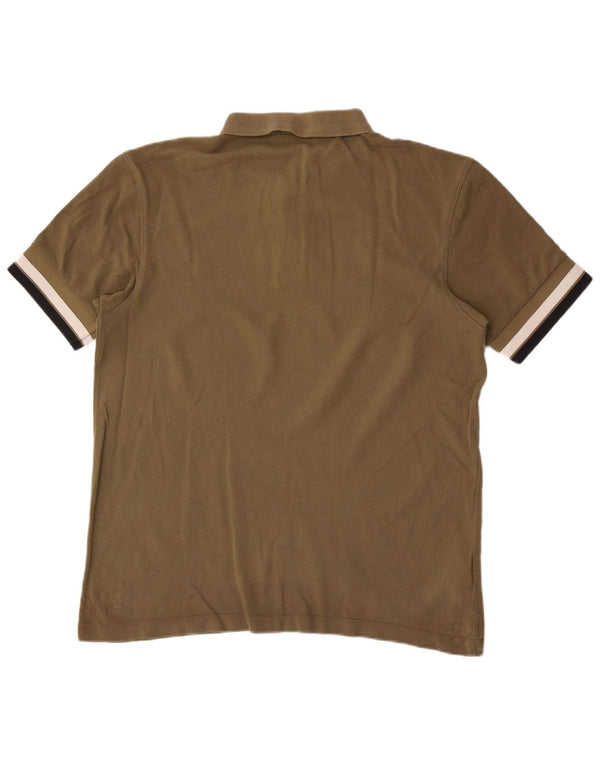 Cămașă polo Fred Perry pentru bărbați XL Kaki Bumbac color bloc