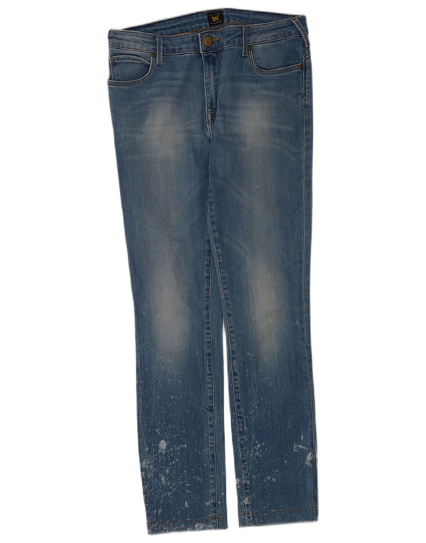 Lee Womens Jade Seasonal Skinny Jeans W30 L30 Blue Cotton