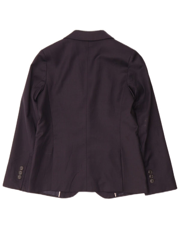 Jachetă Blazer 2 Nasturi Zara Băieți 9-10 Ani Lână Bleumarin