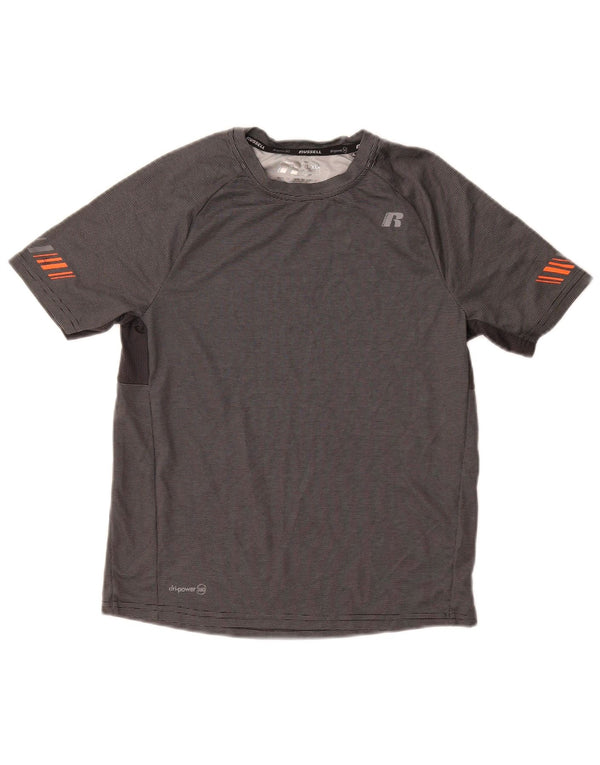 Tricou Russell Athletic Fete Dri-Power Top 14-15 Ani XL Gri Geometric