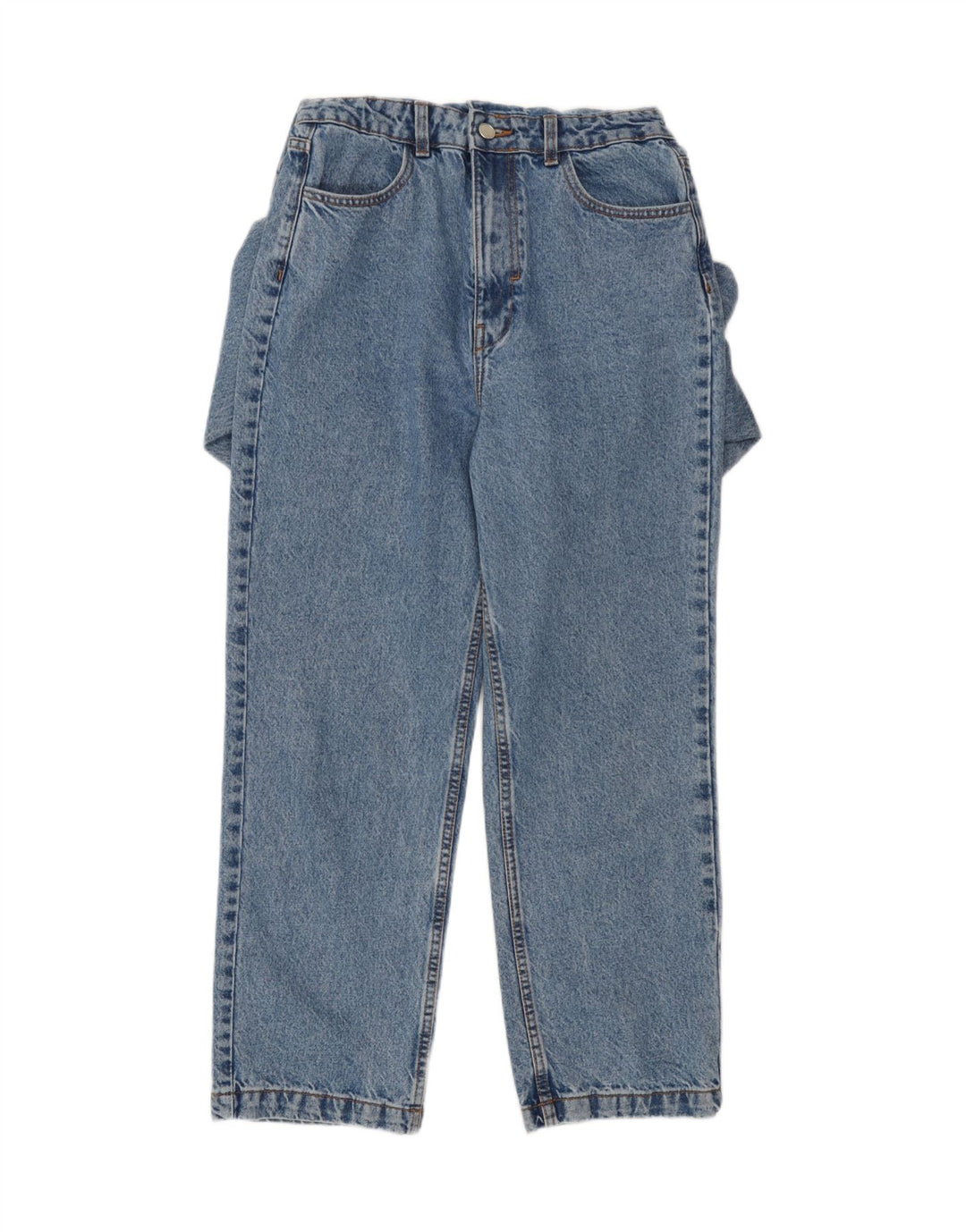 Salopetă de denim pentru femei Zara UK 10 Bumbac albastru mic