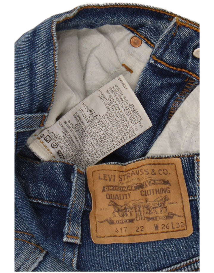 Blugi LEVI'S 417 Bootcut W26 L32 Bumbac albastru