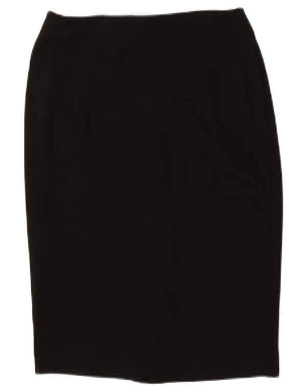 Fusta creion pentru femei Marks & Spencer UK 8 Small W27 Viscoza neagra
