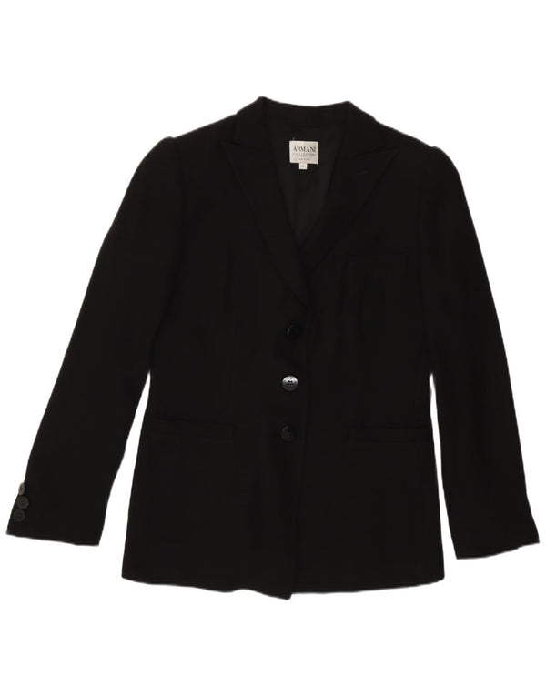 Jachetă Blazer cu 3 nasturi pentru femei Armani Collezioni IT 44 Medium Black
