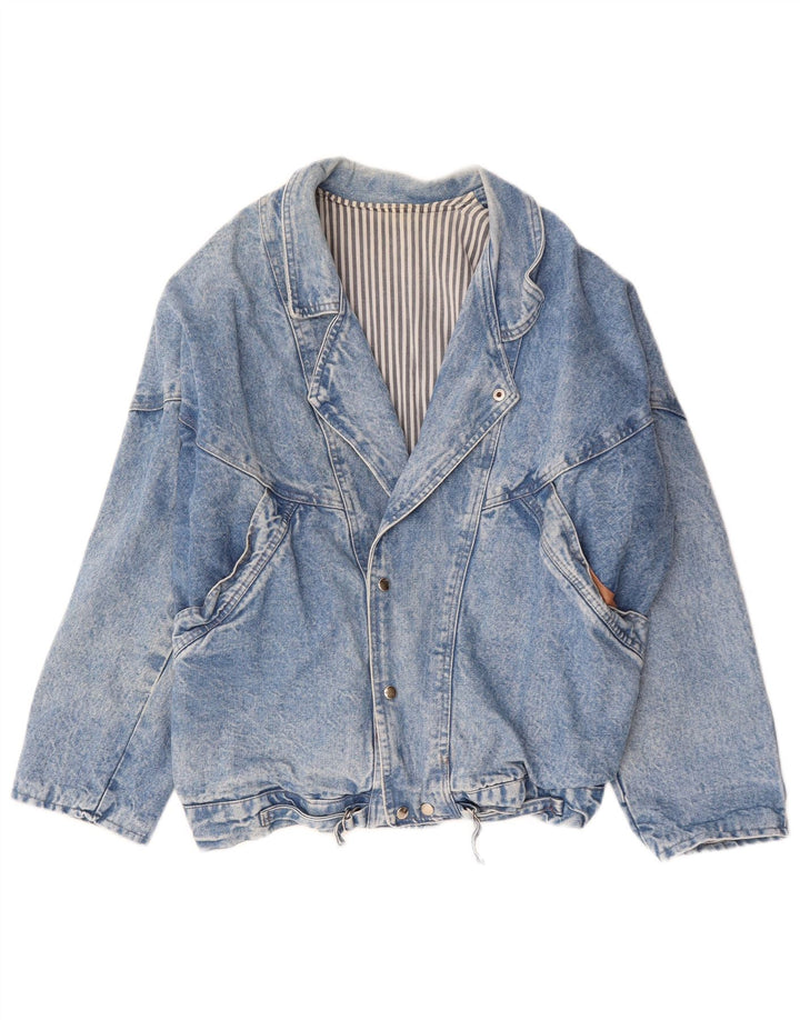 Jachetă de blugi vintage pentru bărbați UK 42 XL Albastru