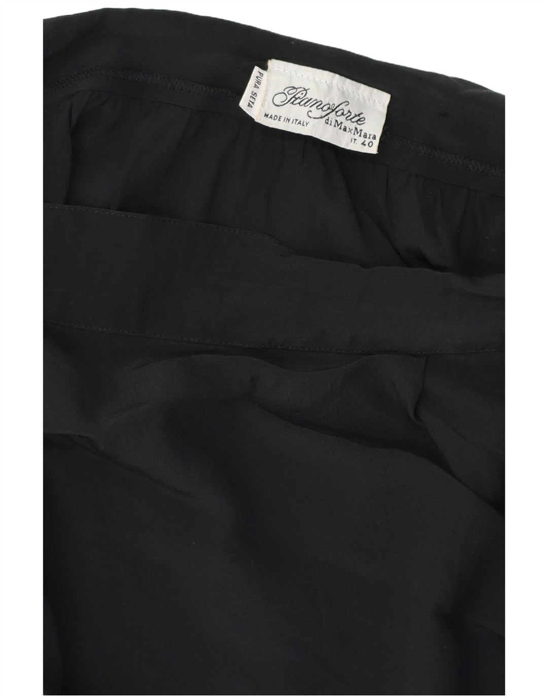 Fusta Wrap Asymetrica Pianoforte pentru femei MAX MARA IT 40 Small W28 Black