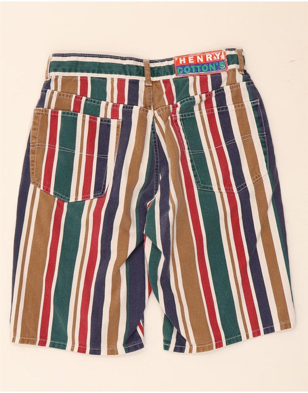 Pantaloni scurți din denim pentru bărbați Henry Cottons IT 48 Medium W30 Bumbac multicolor