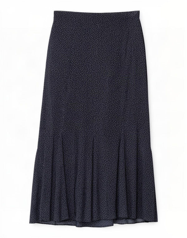 Fustă A-Line pentru femei Marks & Spencer UK 10 Small W30 Bleumarin cu pete