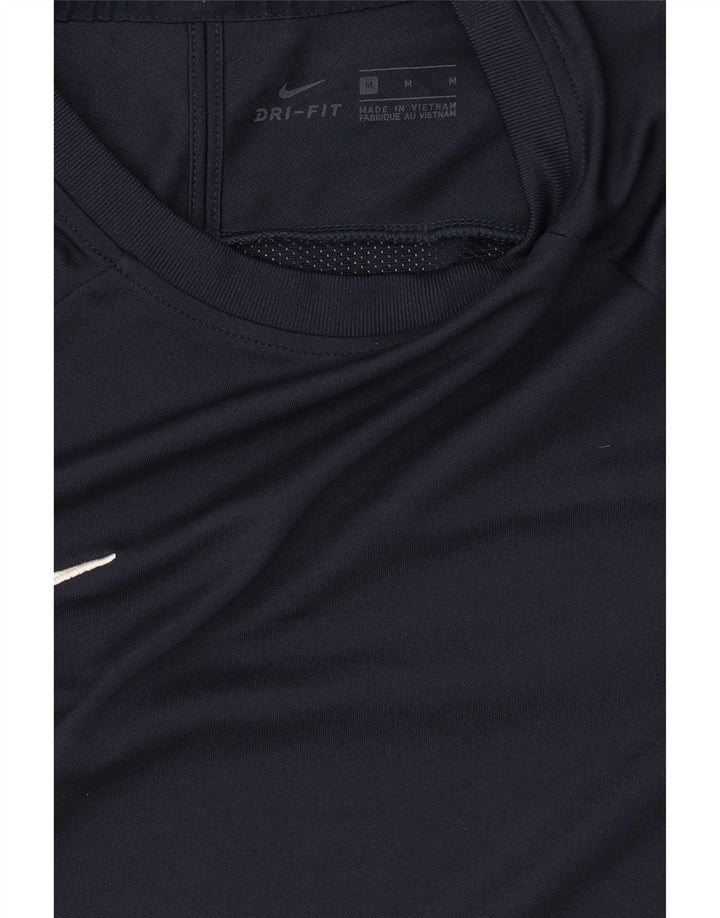 Tricou pentru bărbați Nike Dri Fit Top Mediu Bleumarin Colorblock