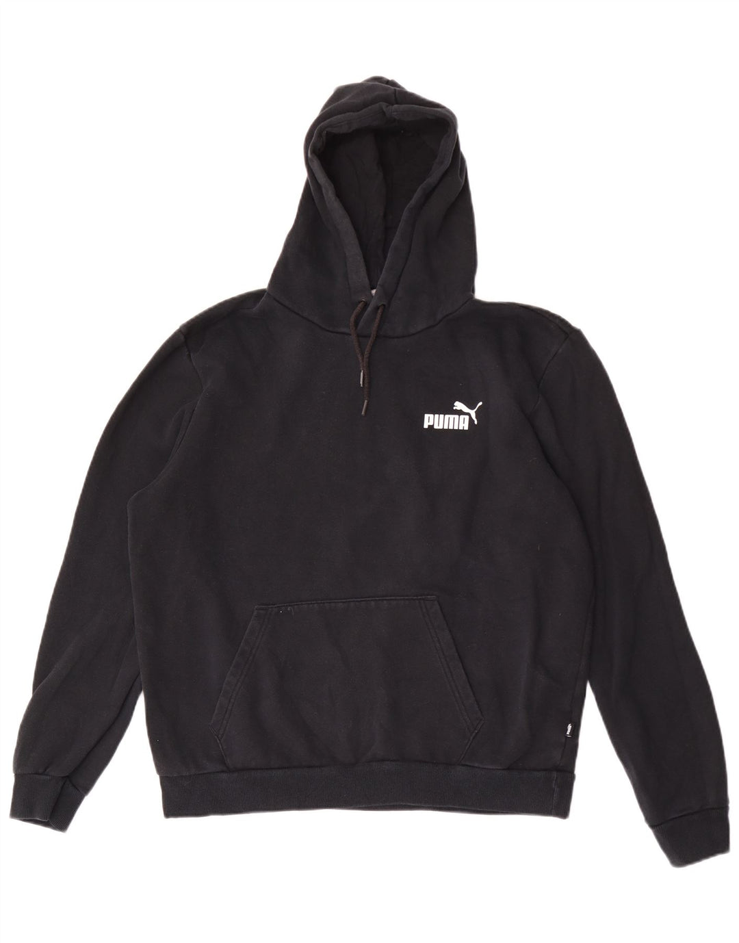 Pulover Puma pentru bărbați, bumbac mare, negru