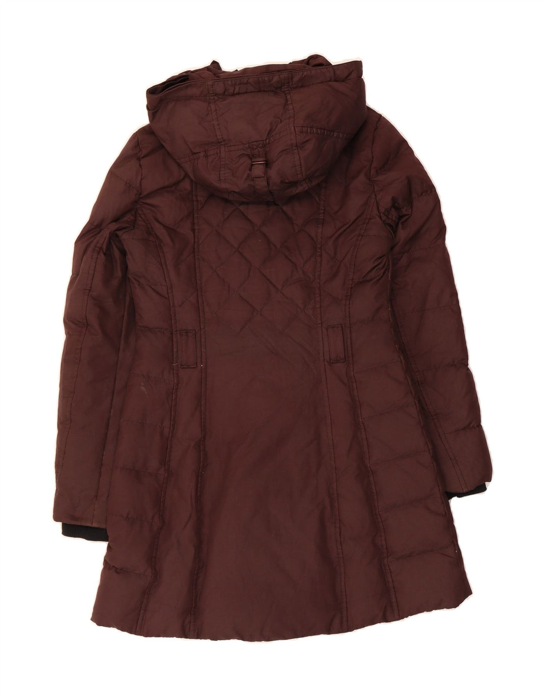 HUGO BOSS Womens Oversized Hooded Padded Coat UK 8 Small  Brown Vintage Hugo Boss and Second-Hand Hugo Boss from Messina Hembry 