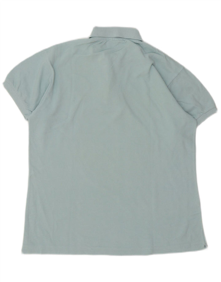 Tricou polo Lacoste pentru bărbați mărimea 4 bumbac turcoaz mediu