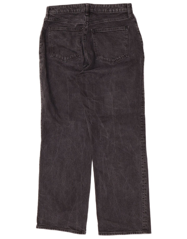 Blugi Abercrombie & Fitch pentru femei cu talie înaltă US 10 Large W30 L30 Gri