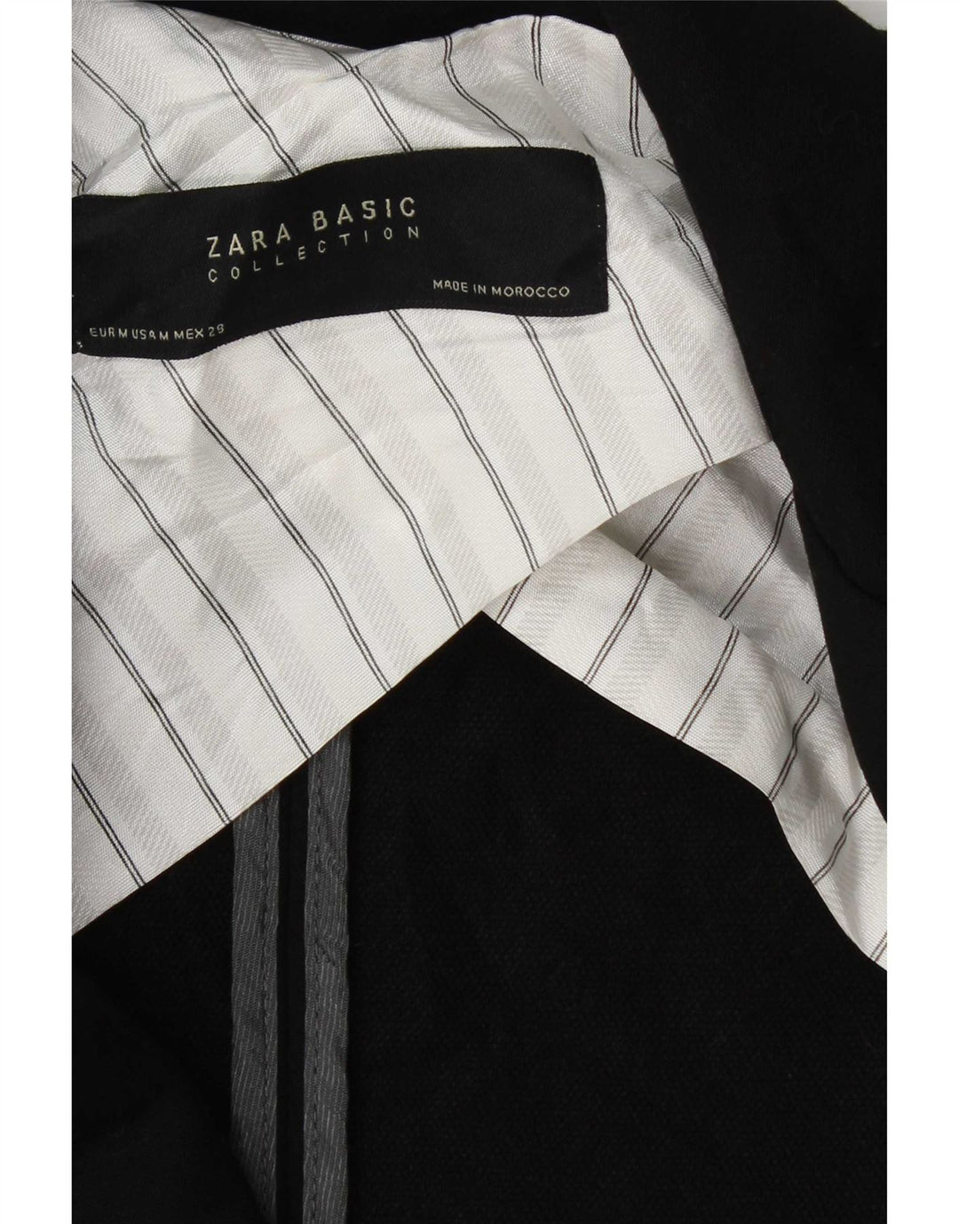 Blazer pentru femei Zara UK 14 Poliester mediu negru