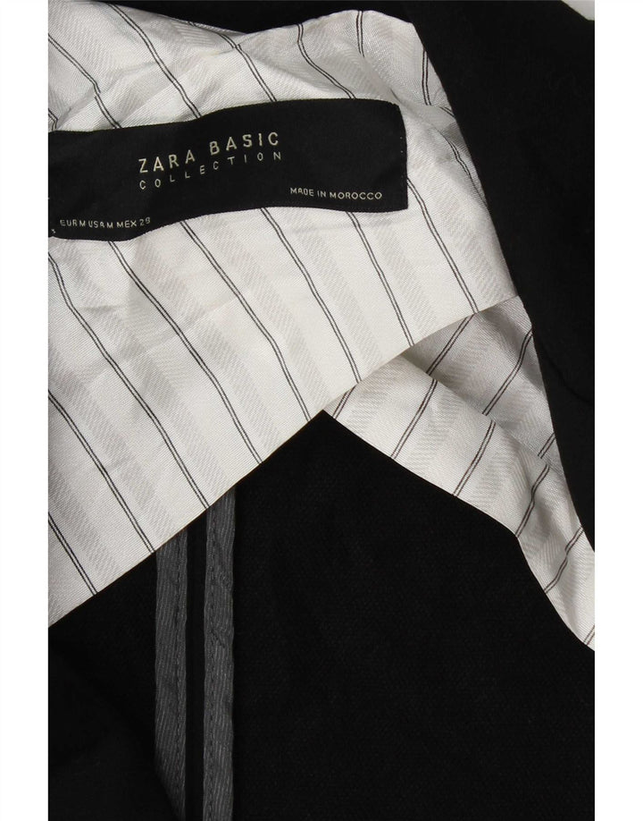 Blazer pentru femei Zara UK 14 Poliester mediu negru