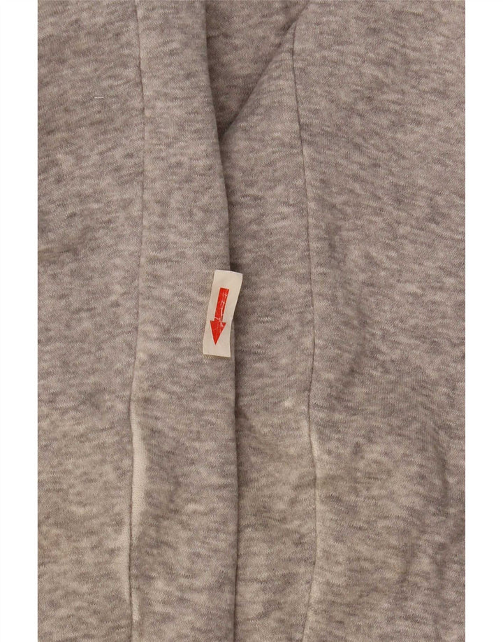 Pulover Adidas pentru bărbați, cu fermoar, gri mediu, pete