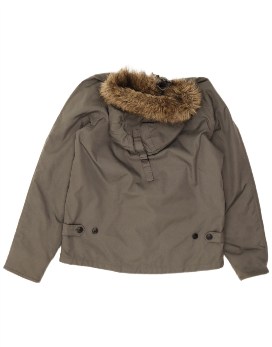 Jachetă de vânt pentru bărbați Woolrich, cu glugă, UK 40, mare, gri