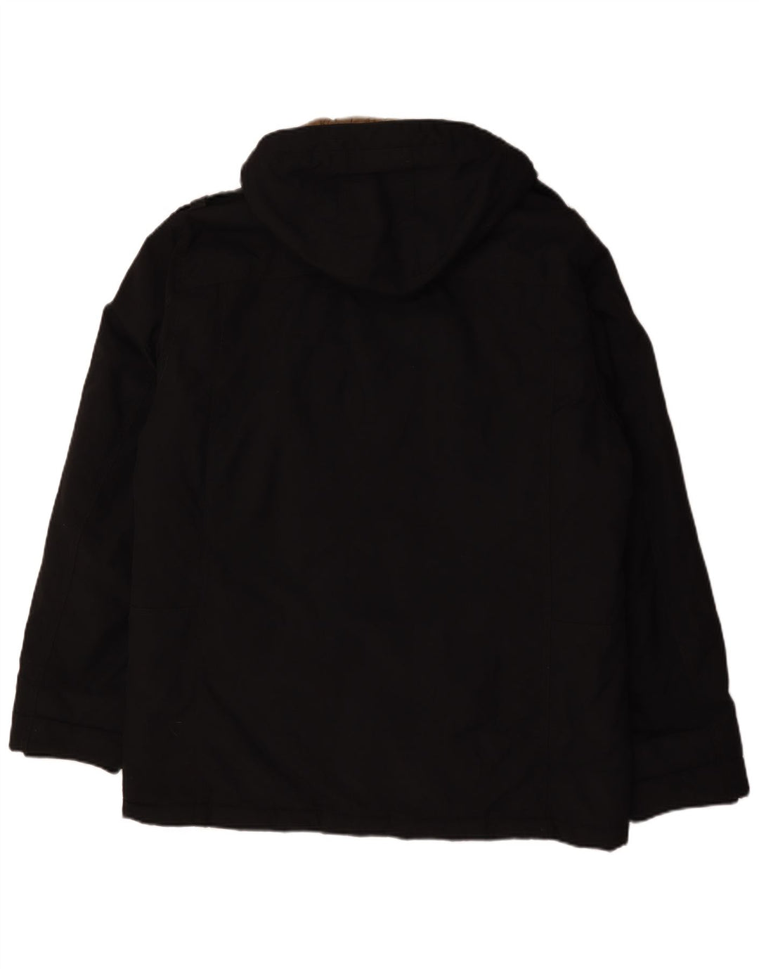 Jachetă căptușită cu glugă pentru bărbați S.Oliver UK 42 XL Poliester negru