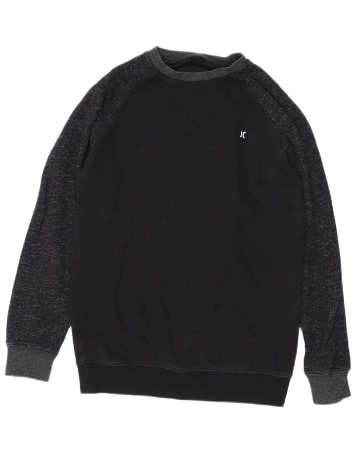 Hanorac pentru bărbați Hurley Jumper mic, albastru marin, bumbac cu pete