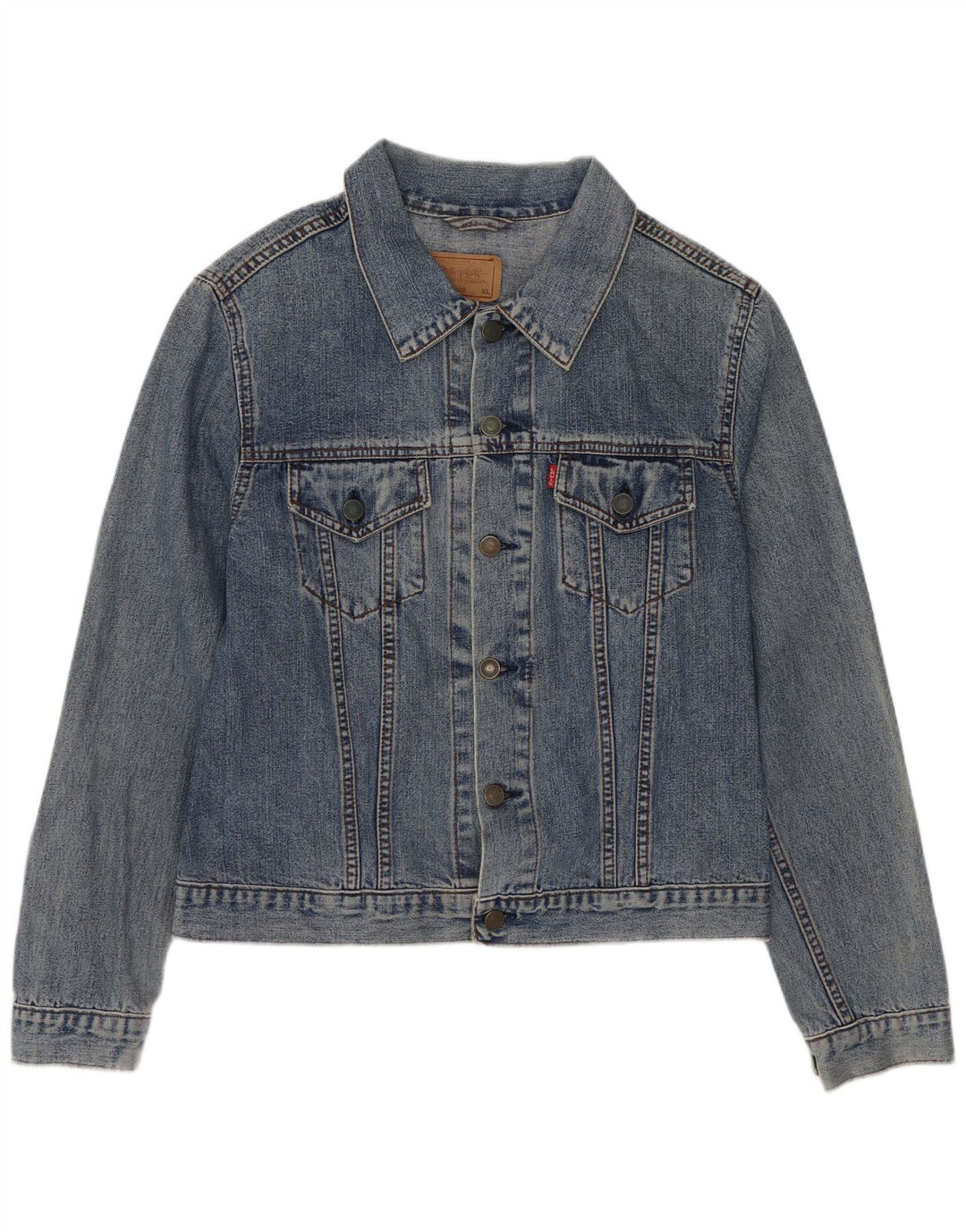 Jachetă de blugi pentru băieți Levi's 10-11 ani XL bumbac albastru