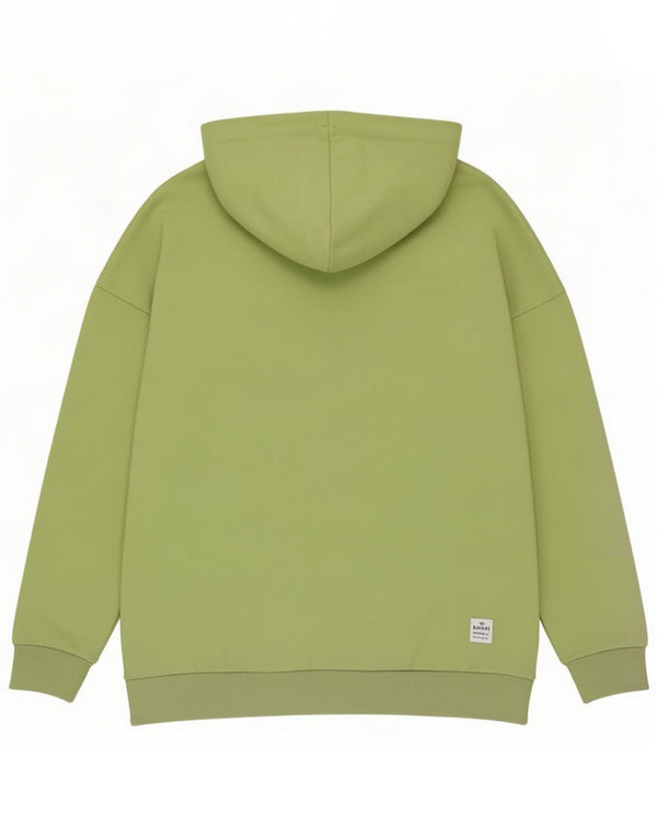 Adidas Boys Graphic Hoodie Pulover 13-14 ani, verde bumbac