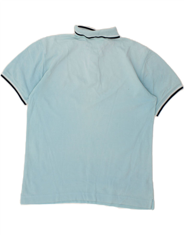INVICTA Mens Polo Shirt IT 48 Medium Blue Cotton Vintage Invicta and Second-Hand Invicta from Messina Hembry 