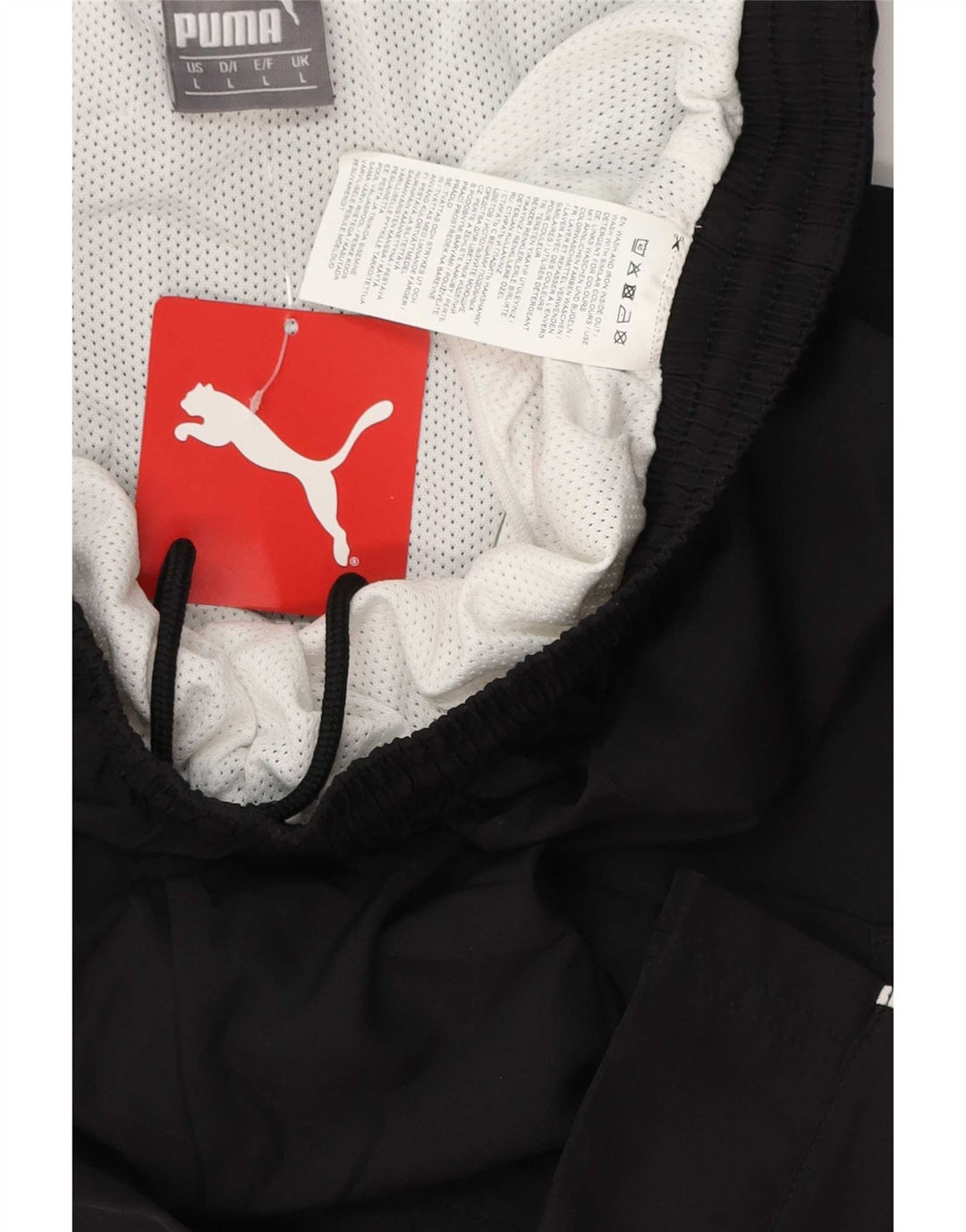 Pantaloni scurți sport Puma pentru bărbați, mari, negru, poliester