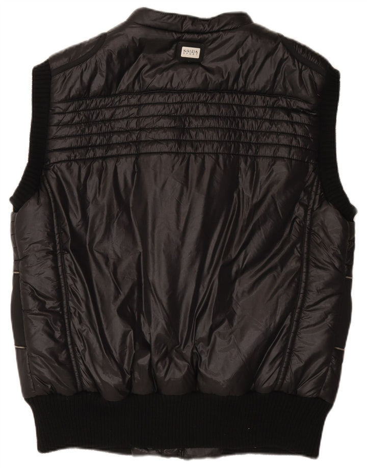 Gilet căptușit pentru bărbați Krizia IT 56 3XL Nylon negru