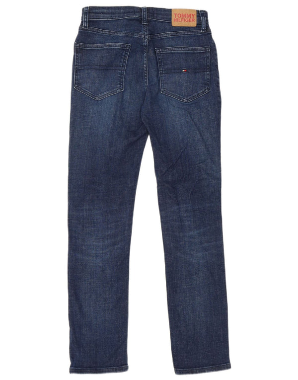 Blugi slim pentru băieți Tommy Hilfiger 11-12 ani W24 L26 albastru bumbac