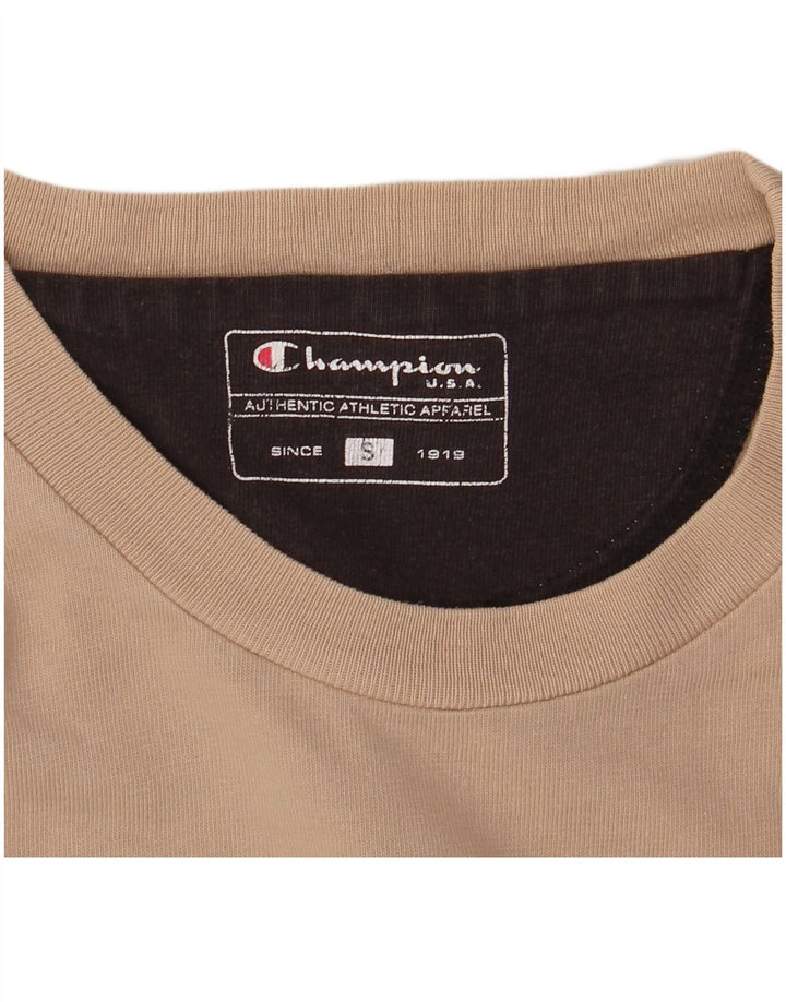 Tricou grafic pentru bărbați Champion Top Mic Bej