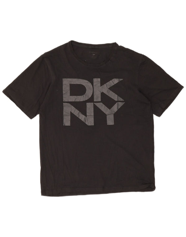 Tricou grafic pentru bărbați Dkny Top Medium Black Bumbac