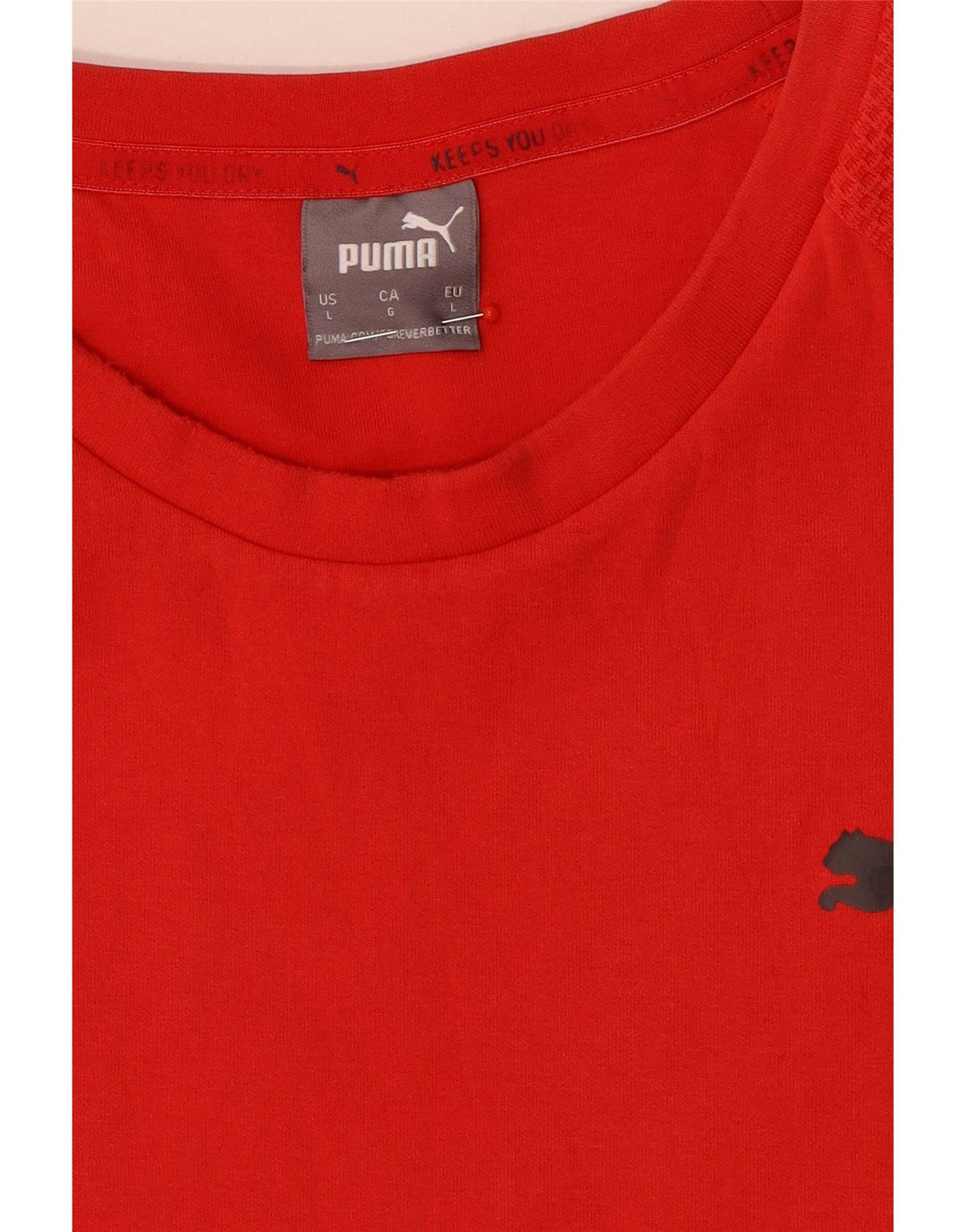 Puma Top cu mânecă lungă pentru bărbați, roșu mare