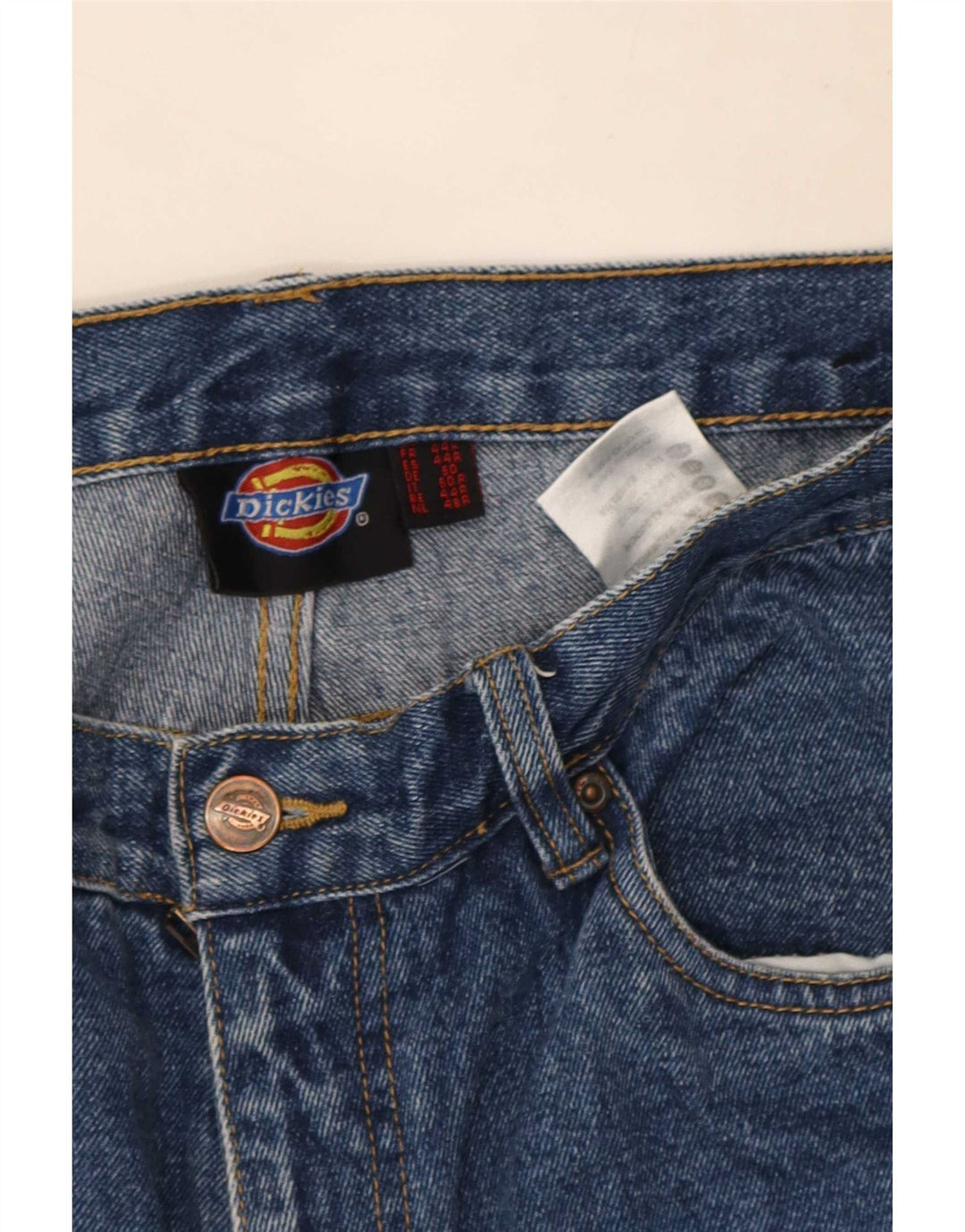 Blugi drepti pentru bărbați Dickies W34 L30 Bumbac albastru