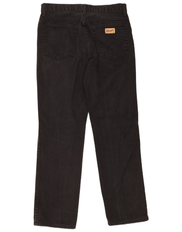 Blugi drepte pentru bărbați Wrangler Texas W32 L30 bumbac negru