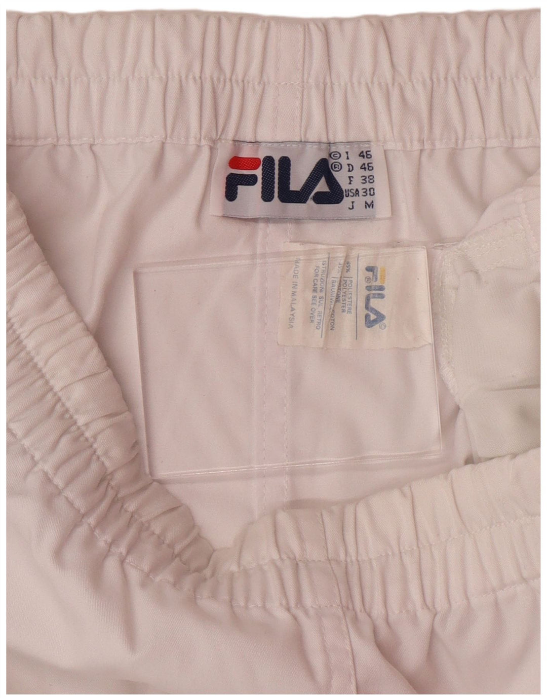 Pantaloni scurți sport FILA pentru bărbați IT 46 Small Poliester alb