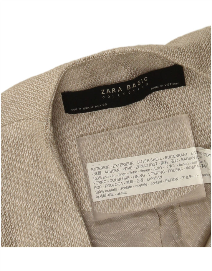 Pardesiu deschis pentru femei Zara UK 12 Medium Bej In