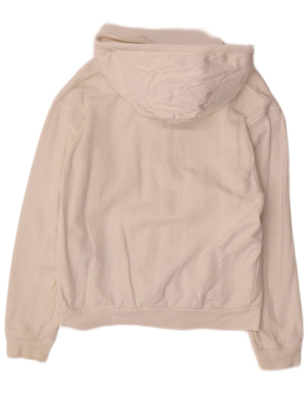 Pulover cu glugă supradimensionat cu grafic Levi's pentru femei UK 2 2XS Bumbac alb